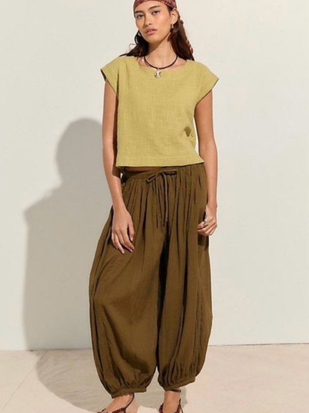 Free people Women's Yellow Skye Mini Skirt Set - Picture 6 of 13